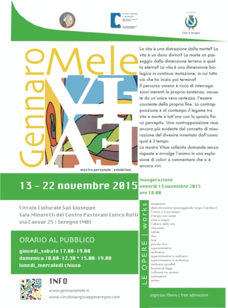 Vitae | Manifesto Seregno